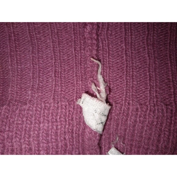 Carnival Women’s XL Pink Lambswool Cardigan Sweater Cottagecore  Floral - Picture 7 of 7